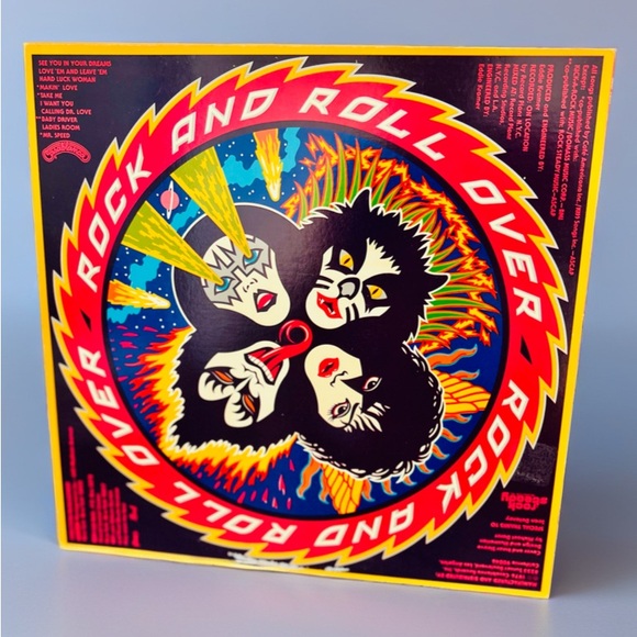KISS Rock And Roll Over Vinyl Record Album LP 1st Orig US Press 1976 NM PRISTINE - Picture 2 of 8